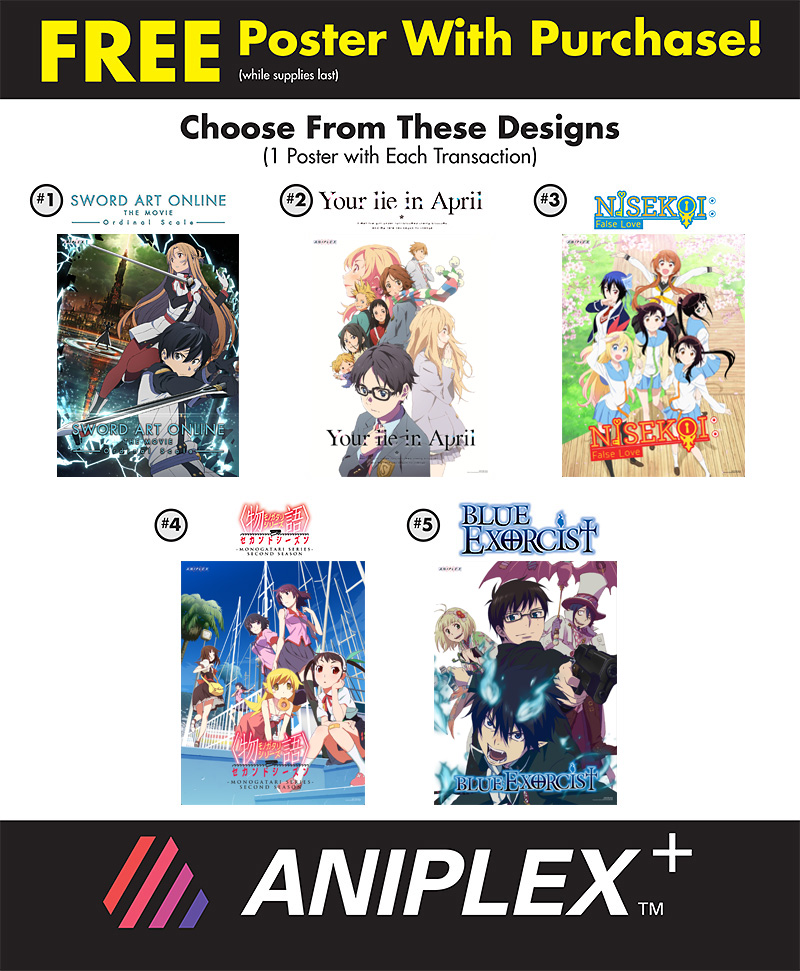 Anime Expo 2016 Aniplex Posters