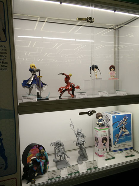 Sakura-Con 2016 Kotobukiya Glass Display of Figures